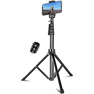 UBeesize 62'' Magnetic Selfie Stick Phone Tripod with Wireless Remote, Extendable Cell Phone Tripod Stand, Compatible with MagSafe, Cellphone Tripod for iPhone 15 14 13 12 Series and Android Phones